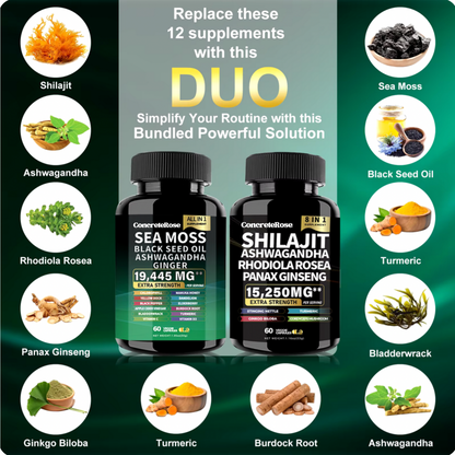 SeaMoss & Shilajit SuperBlend Bundle